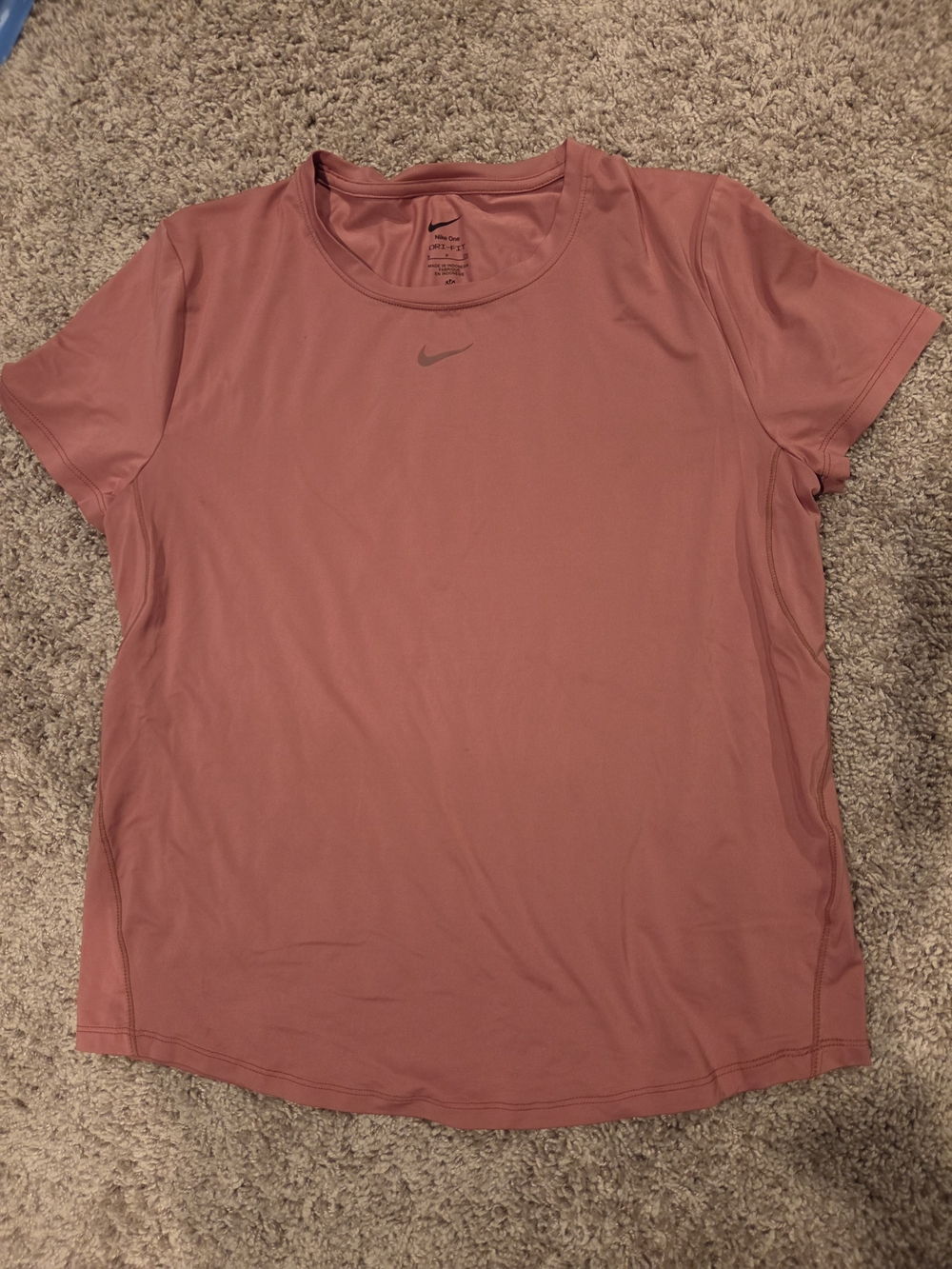 Nike Women’s Dri-FIT Short Sleeve Crew in Dusty Rose